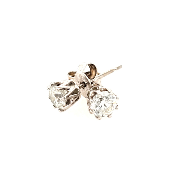 Pre Owned 18ct Diamond Studs ZU290